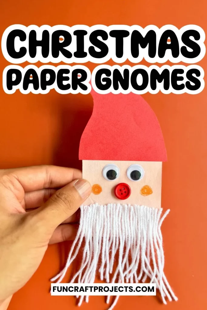 This construction paper Christmas gnome craft is perfect for kids of all ages. Learn how to make cute mini Christmas gnomes with the help of construction paper. 