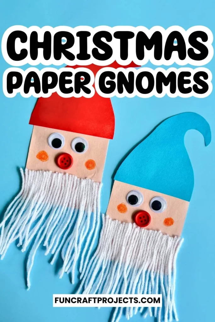 This construction paper Christmas gnome craft is perfect for kids of all ages. Learn how to make cute mini Christmas gnomes with the help of construction paper. 