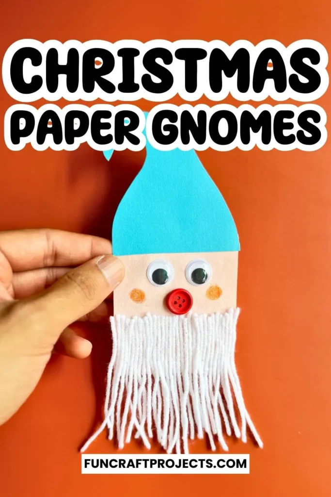 This construction paper Christmas gnome craft is perfect for kids of all ages. Learn how to make cute mini Christmas gnomes with the help of construction paper. 