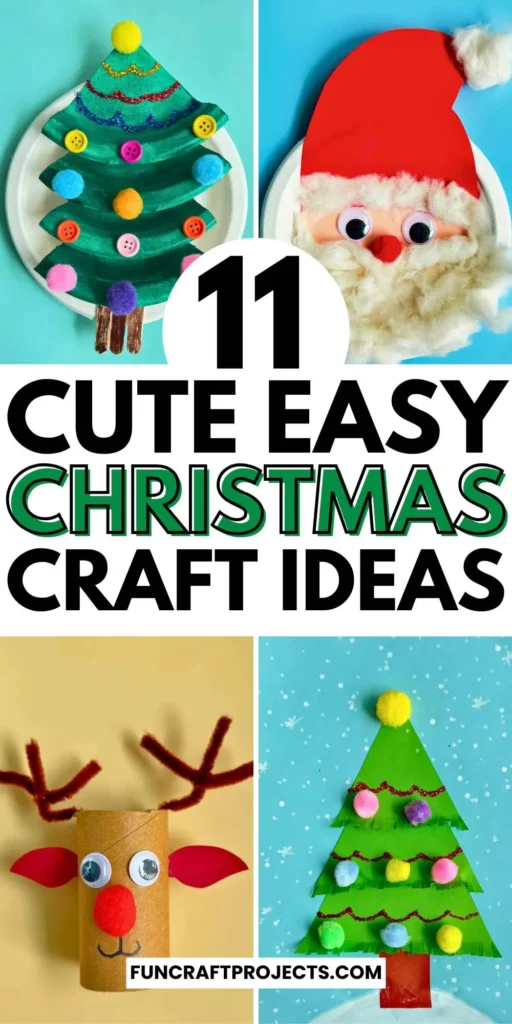 Do your kids love making Christmas crafts? From cotton ball Santa crafts, toilet paper roll reindeer crafts, and a variety of other Christmas crafts for kids. 