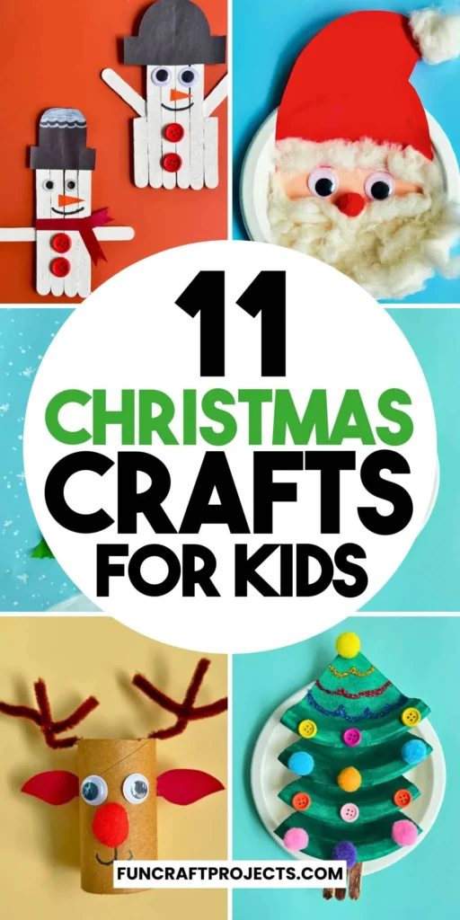 Check out these fun Christmas crafts for kids. From Santa crafts, and reindeer crafts to Christmas tree ornaments, these holiday crafts are fun and easy to make.