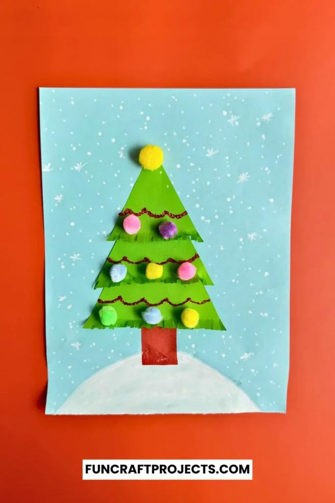 Add fun and creativity to your holiday craft projects with this easy DIY Easy DIY Construction Paper Christmas Tree craft is perfect for all ages.