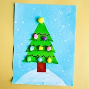 Add fun and creativity to your holiday craft projects with this easy DIY Easy DIY Construction Paper Christmas Tree craft is perfect for all ages.