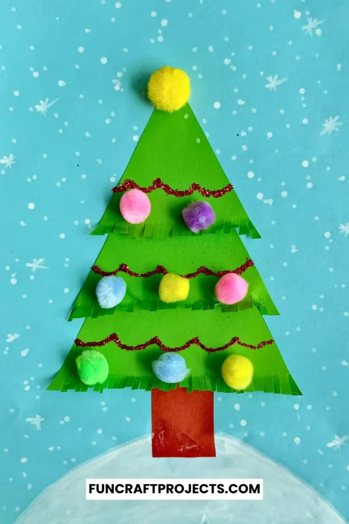 Add fun and creativity to your holiday craft projects with this easy DIY Easy DIY Construction Paper Christmas Tree craft is perfect for all ages.