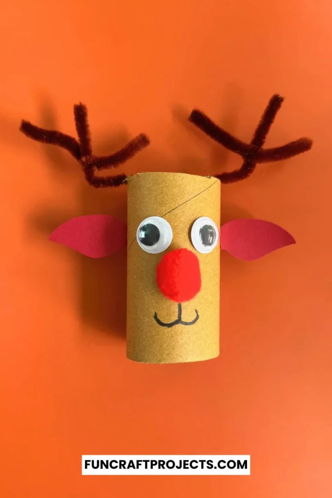 This toilet paper roll reindeer craft is perfect for indoor Christmas activities